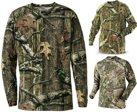 Country Wear Jungle Print Mens Long Sleeve T-Shirt - Just £12.99! Shop now at Warwickshire Clothing.