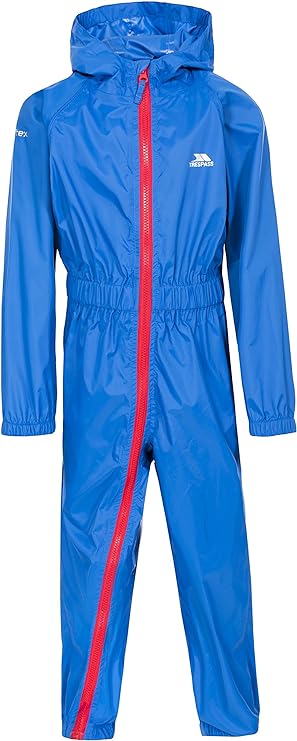 Trespass Kids Button II Rain Suit - Just £12.99! Shop now at Warwickshire Clothing.