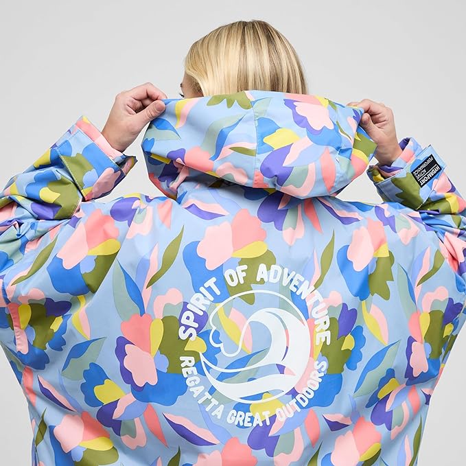 Adult Changing Robe | Abstract Floral Print - Just £54.99! Shop now at Warwickshire Clothing.