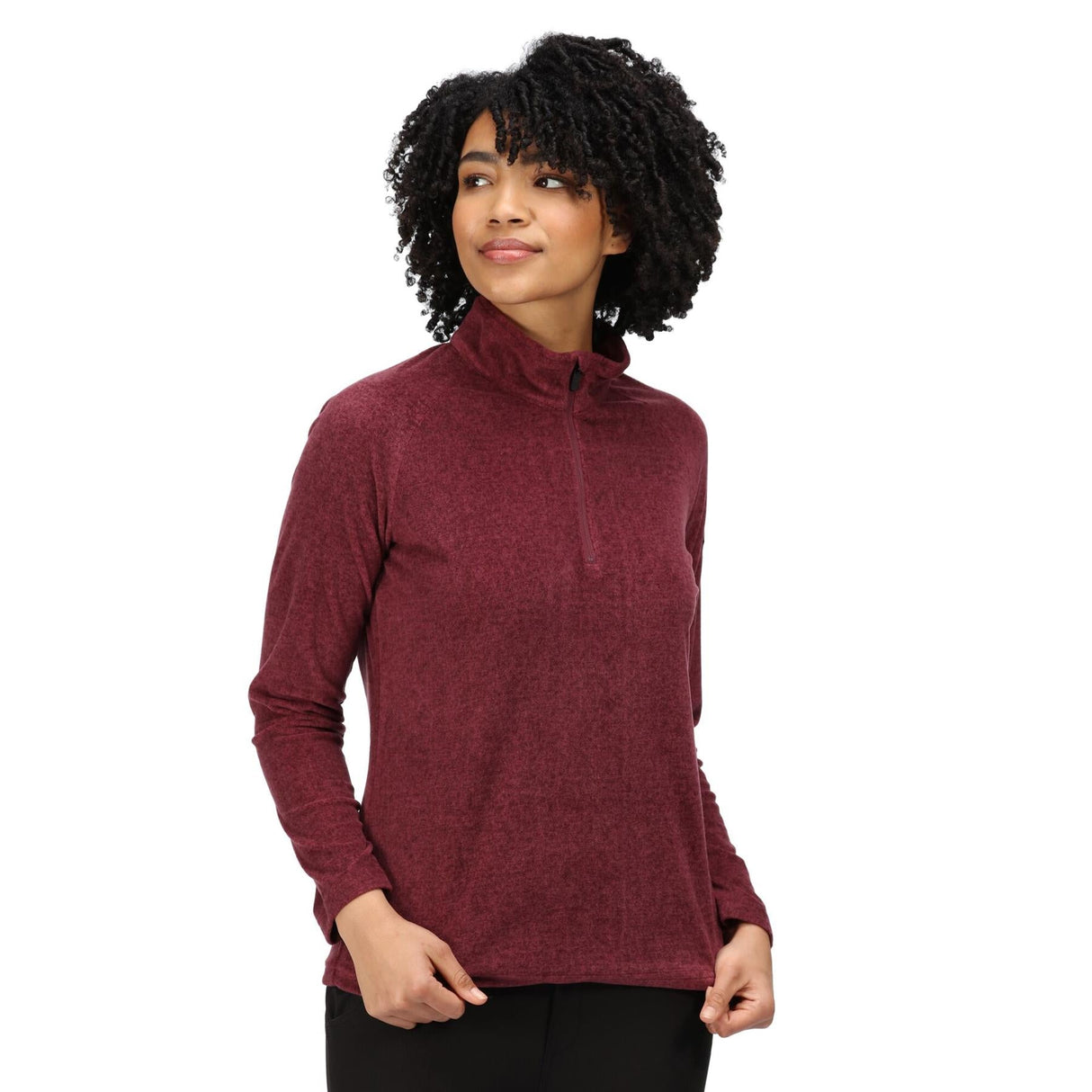 Regatta Womens Pimlo Half Zip Velour Fleece Sweater Pullover Jumper - Just £14.49! Shop now at Warwickshire Clothing.