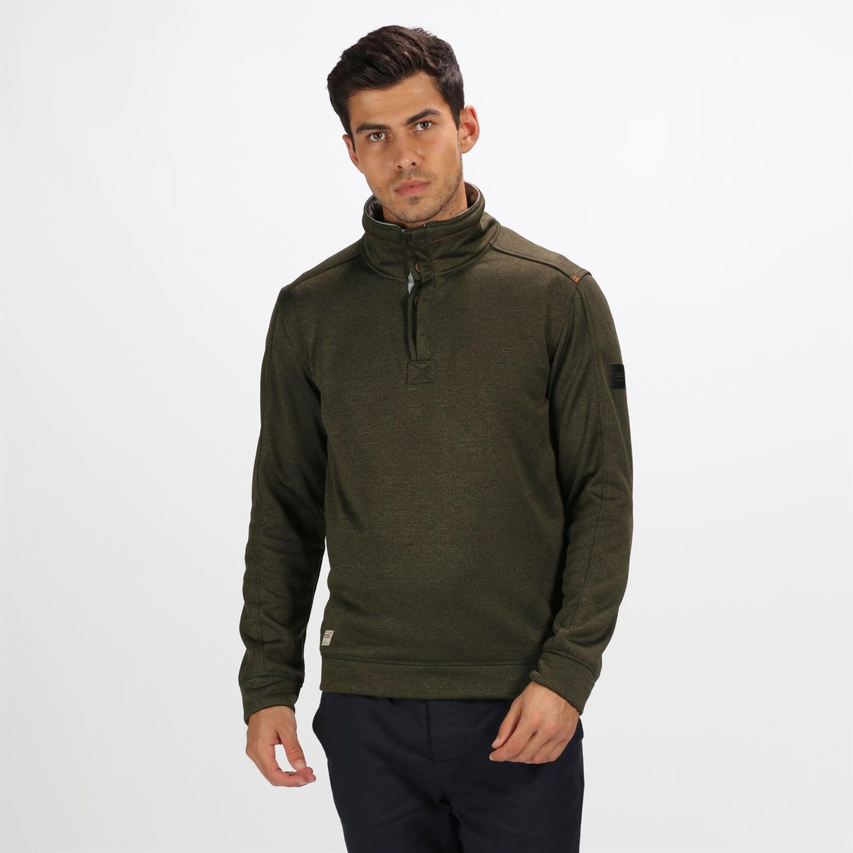 Regatta Mens Lardner Long Sleeved Fleece Pullover Jumper Sweater Sleeve - Just £17.99! Shop now at Warwickshire Clothing.