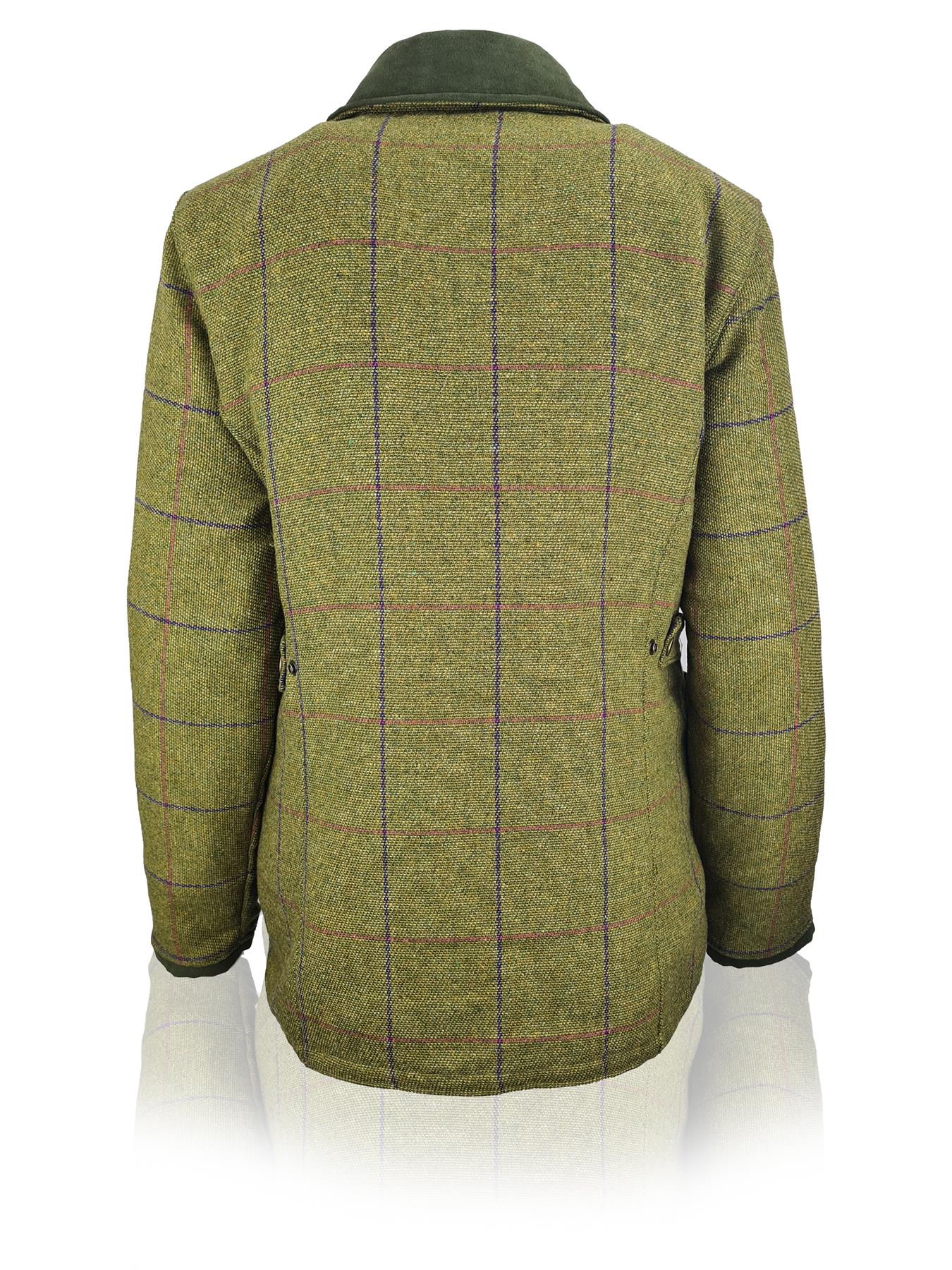 Hazy Blue Womens Quilted Derby Tweed Shooting Jacket - Just £84.99! Shop now at Warwickshire Clothing.