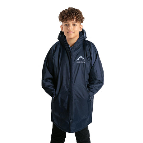 Hazy Blue Waterproof Kids All Weather Changing  Dry Robe - Truro - Just £44.99! Shop now at Warwickshire Clothing.