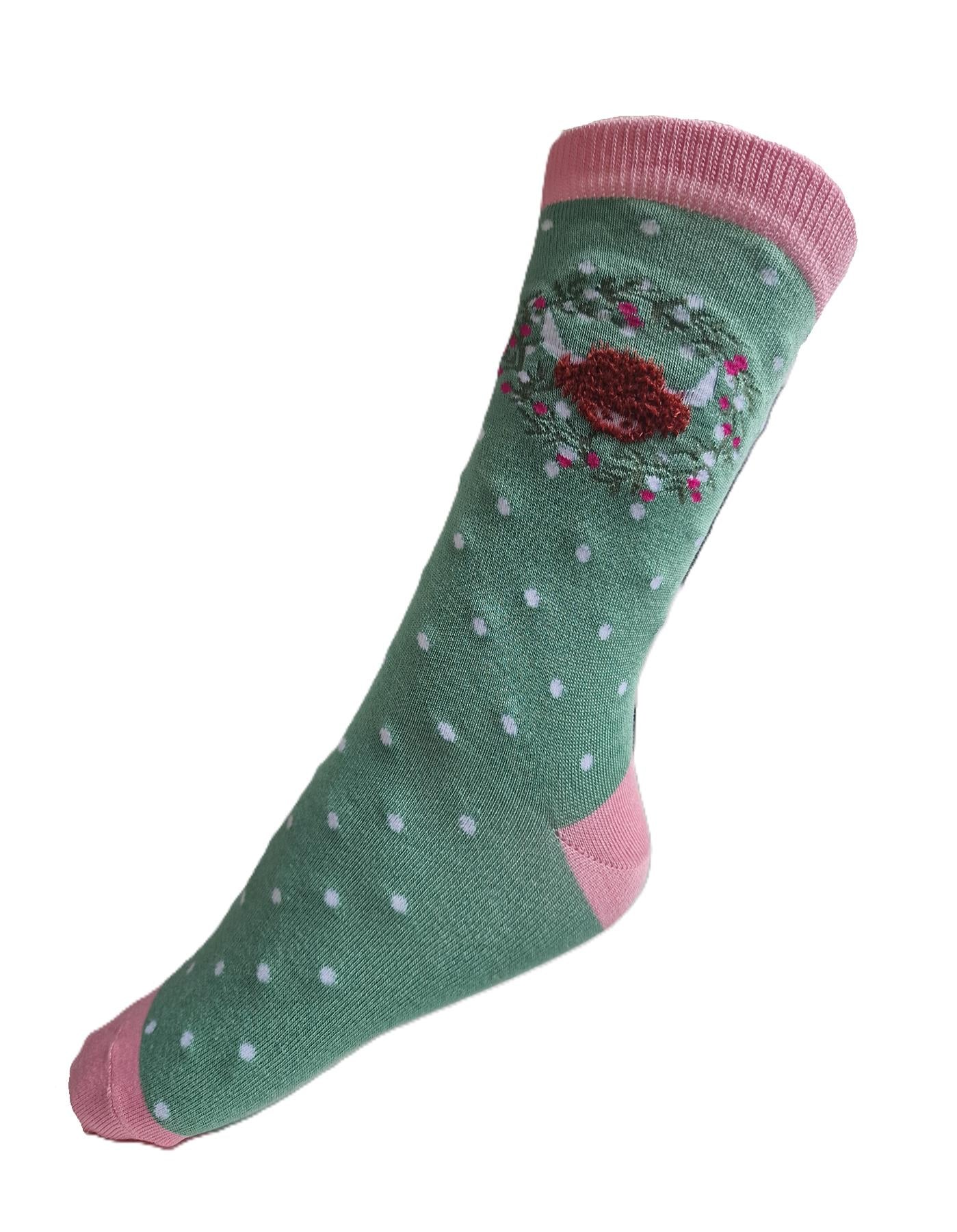 House of Tweed Pure Luxury Women's Bamboo Socks - Animal Pattern Collection - Just £5.99! Shop now at Warwickshire Clothing.