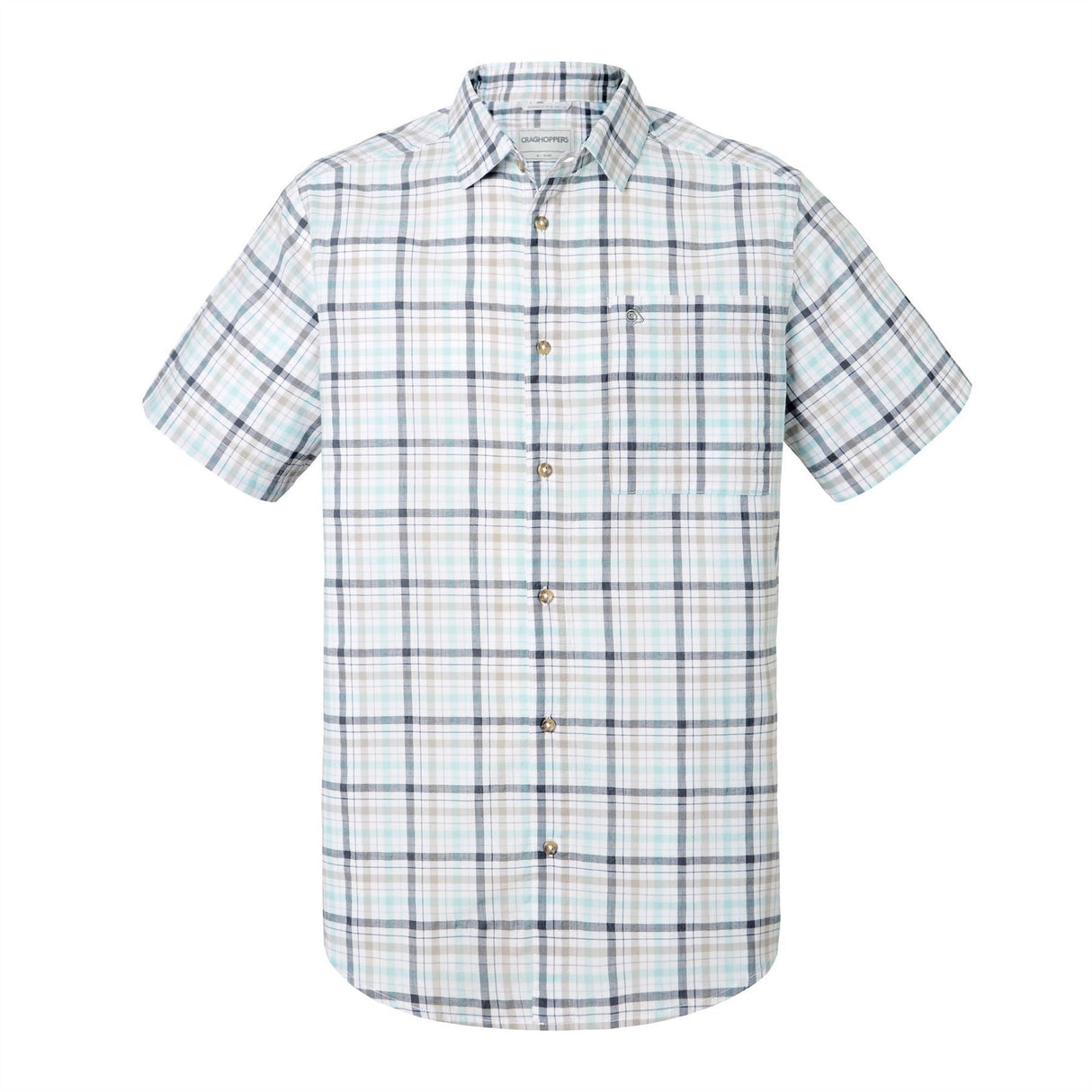 Craghoppers Mens Holbrook Cool Lightweight Short Sleeved Check Shirt - Just £19.99! Shop now at Warwickshire Clothing.