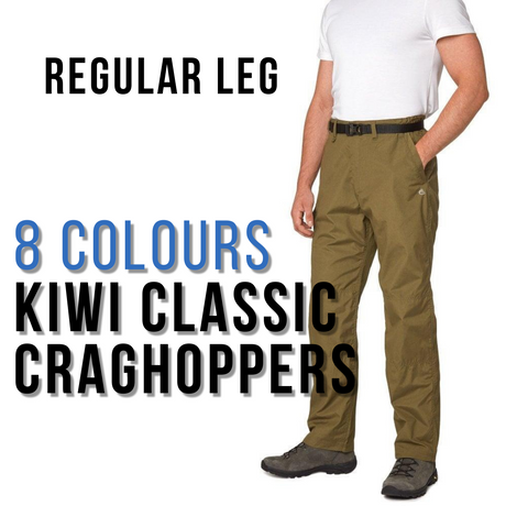 Craghoppers Mens Kiwi Classic Trousers Regular Leg - Just $29.99! Shop now at Warwickshire Clothing. Free Dellivery.