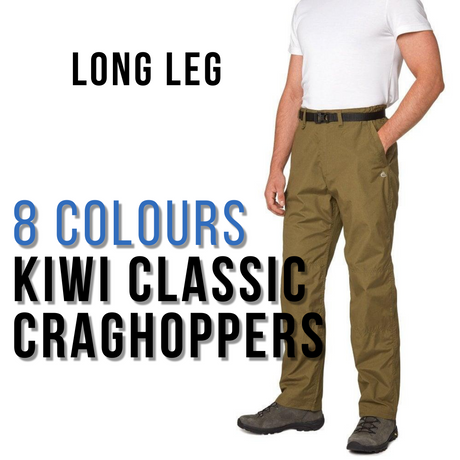 Craghoppers Mens Kiwi Classic Trousers Long Leg - Just $29.99! Shop now at Warwickshire Clothing. Free Dellivery.