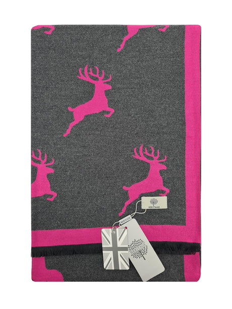 Hazy Blue New Heritage Collection Women's Scarves  - STAG - Just £13.99! Shop now at Warwickshire Clothing.