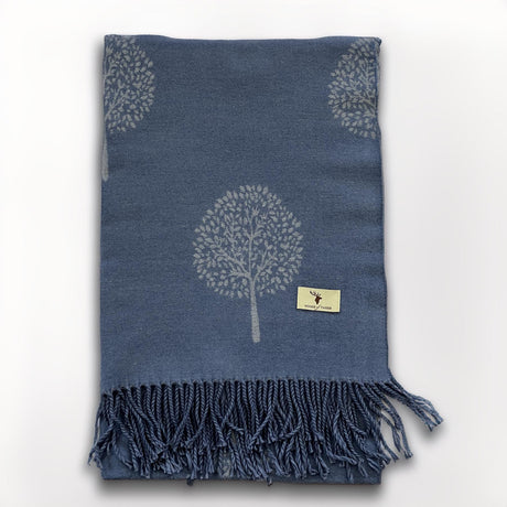 House of Tweed Tree of Life Scarf - Just £14.99! Shop now at Warwickshire Clothing.