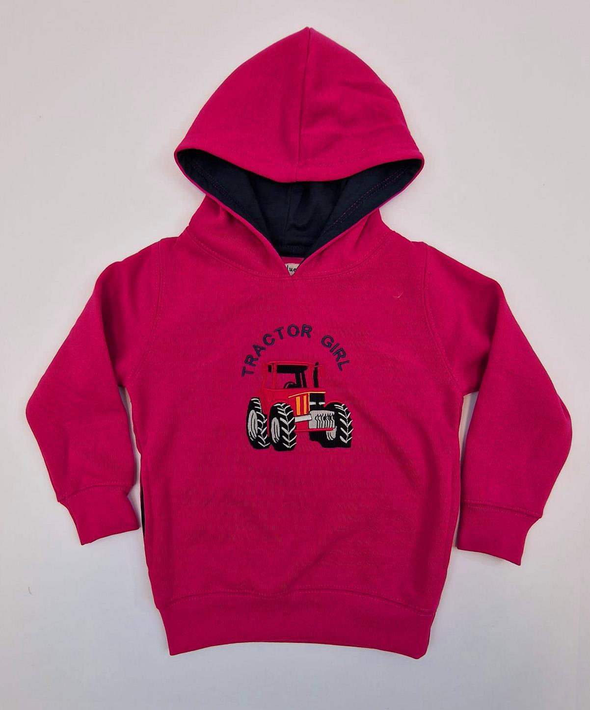 Hazy Blue Roxy Tractor Girl Hoodies - Just £12.99! Shop now at Warwickshire Clothing.