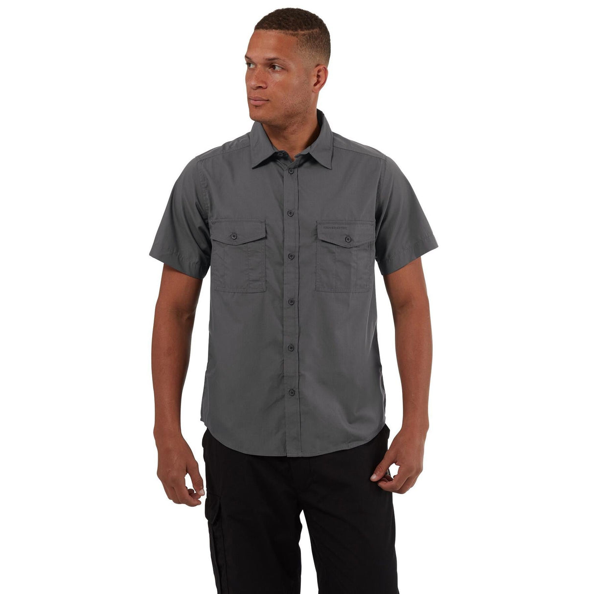 Craghoppers Mens Kiwi Short Sleeved Shirt Nosi Defense - Just £24.99! Shop now at Warwickshire Clothing.