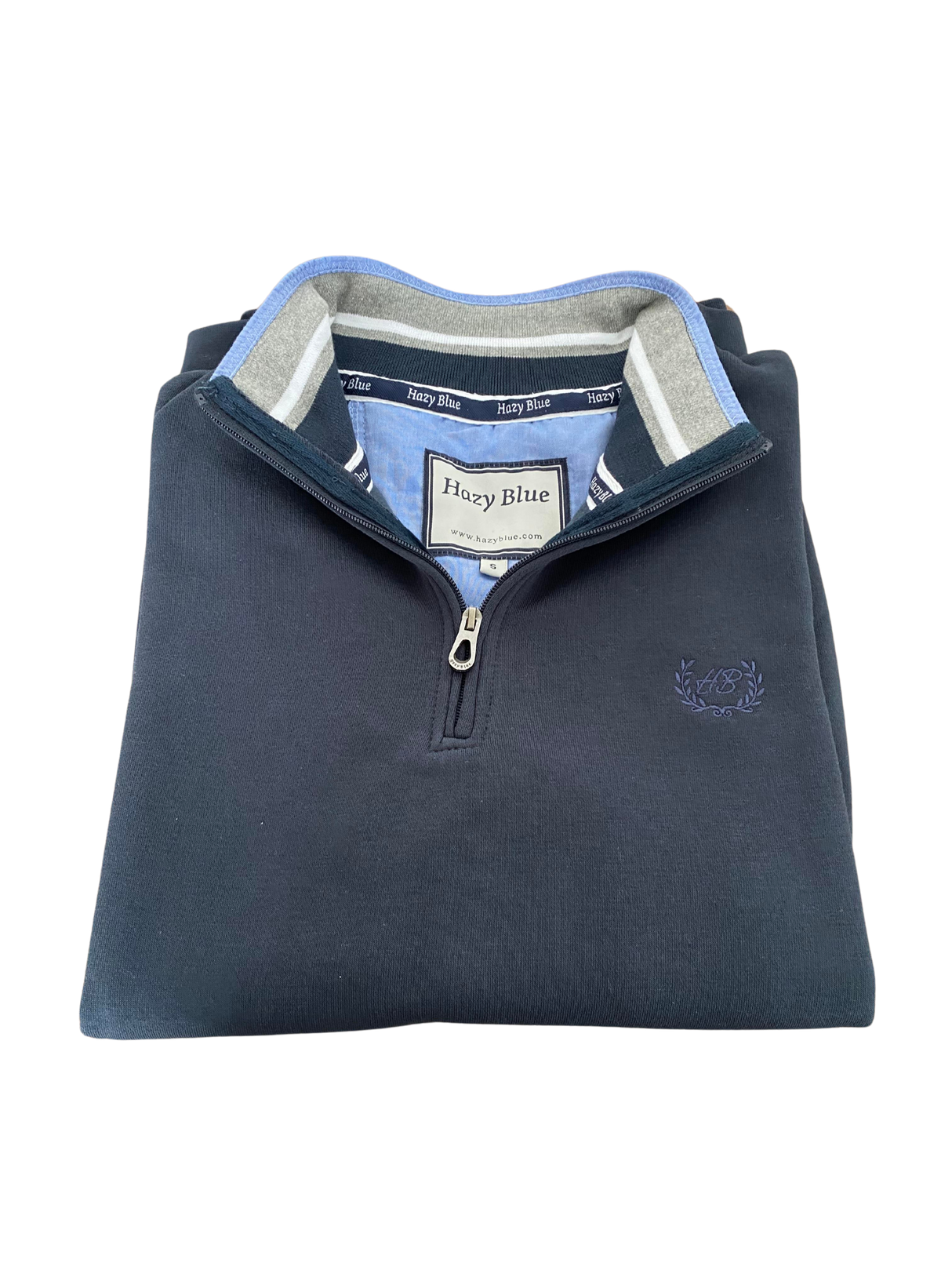 Hazy Blue Hanbury Countrywear Classic Sweatshirt - Just £34.99! Shop now at Warwickshire Clothing.