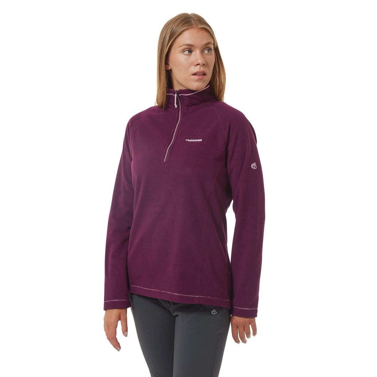 Craghoppers Miska V Womens Half Zip Long Sleeved Fleece - Just £19.99! Shop now at Warwickshire Clothing.