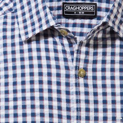 Craghoppers Mens Centro Short Sleeve Cotton Crinkle Walking Shirt - Just £18.99! Shop now at Warwickshire Clothing.