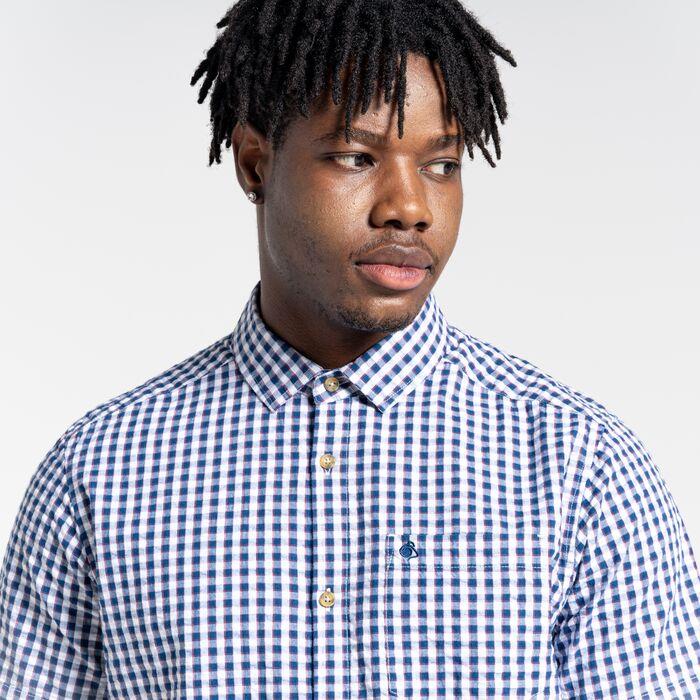 Craghoppers Mens Centro Short Sleeve Cotton Crinkle Walking Shirt - Just £18.99! Shop now at Warwickshire Clothing.
