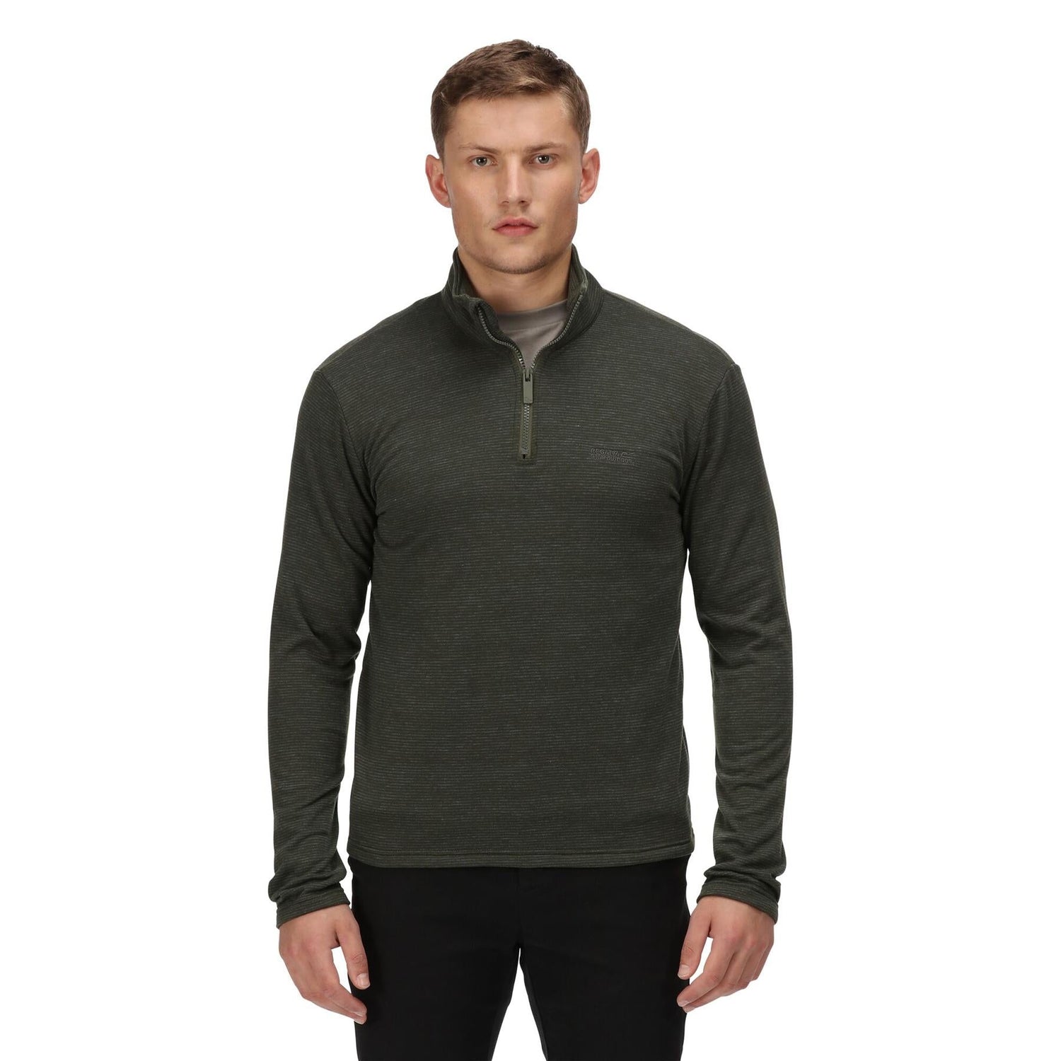 Regatta Mens Elgor II Half Zip Long Sleeved Jumper Pullover - Just £16.99! Shop now at Warwickshire Clothing.