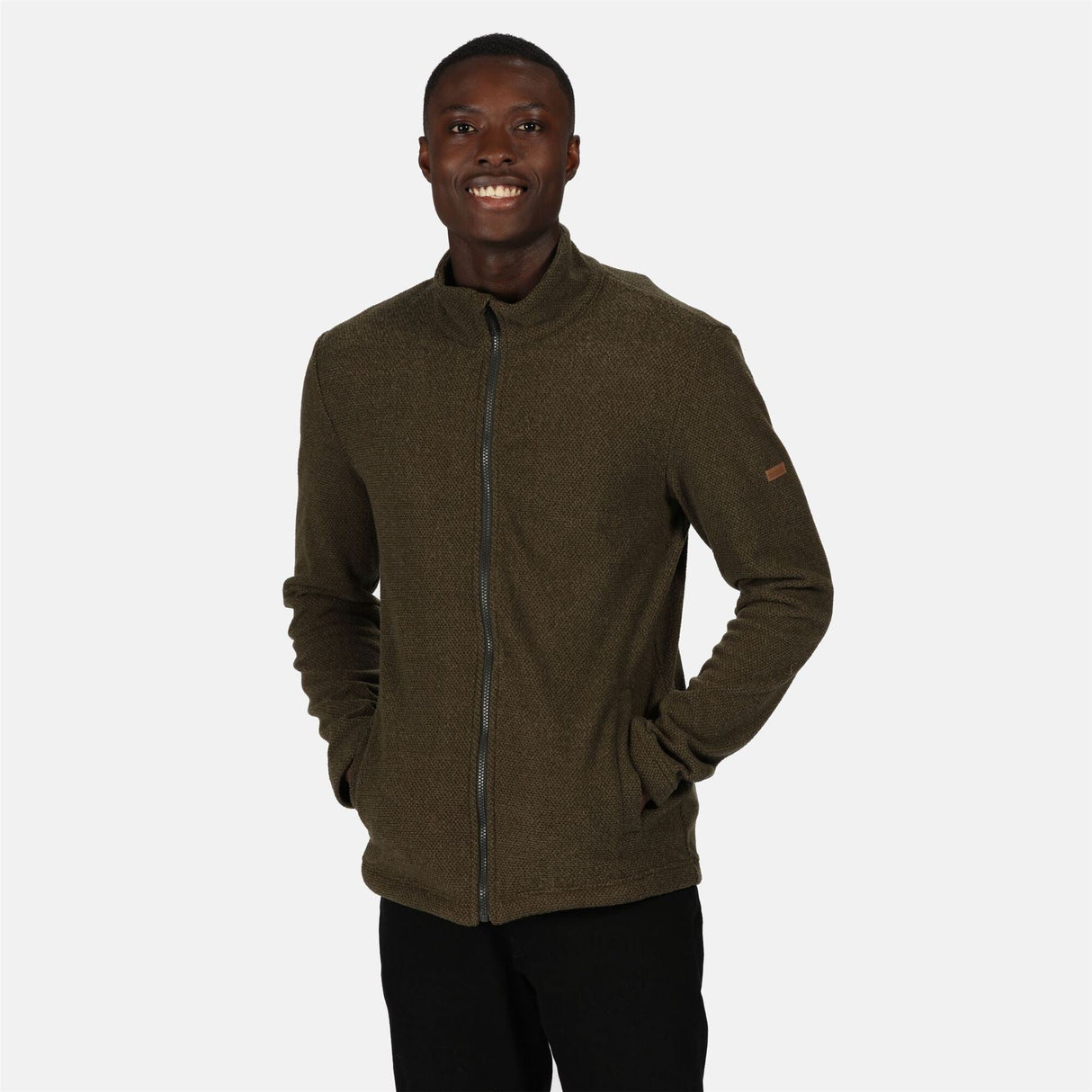 Regatta Mens Esdras Full Zip Honeycomb Fleece Everyday Jacket - Just £24.99! Shop now at Warwickshire Clothing.