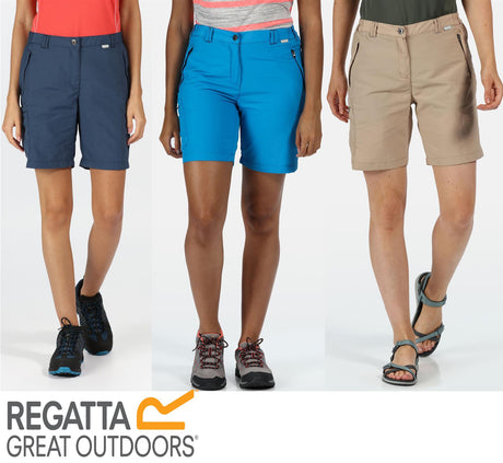 Regatta Womens Chaska II Lightweight Quick Dry Water Repellent - Shorts - Just £12.99! Shop now at Warwickshire Clothing.