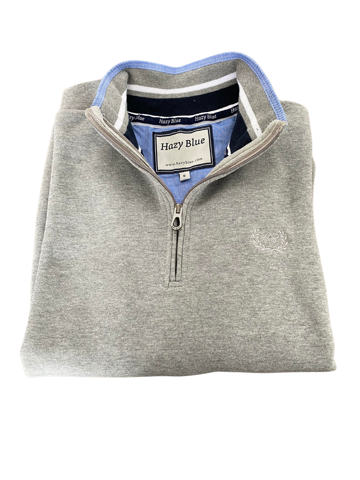 Hazy Blue Hanbury Countrywear Classic Sweatshirt - Just £34.99! Shop now at Warwickshire Clothing.