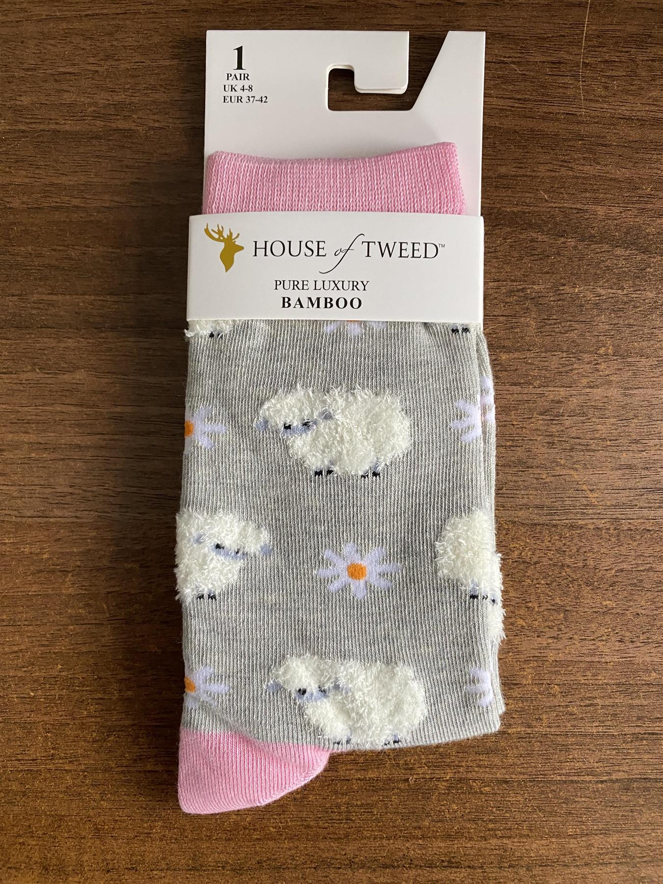 House of Tweed Pure Luxury Women's Bamboo Socks - Animal Pattern Collection - Just £5.99! Shop now at Warwickshire Clothing.