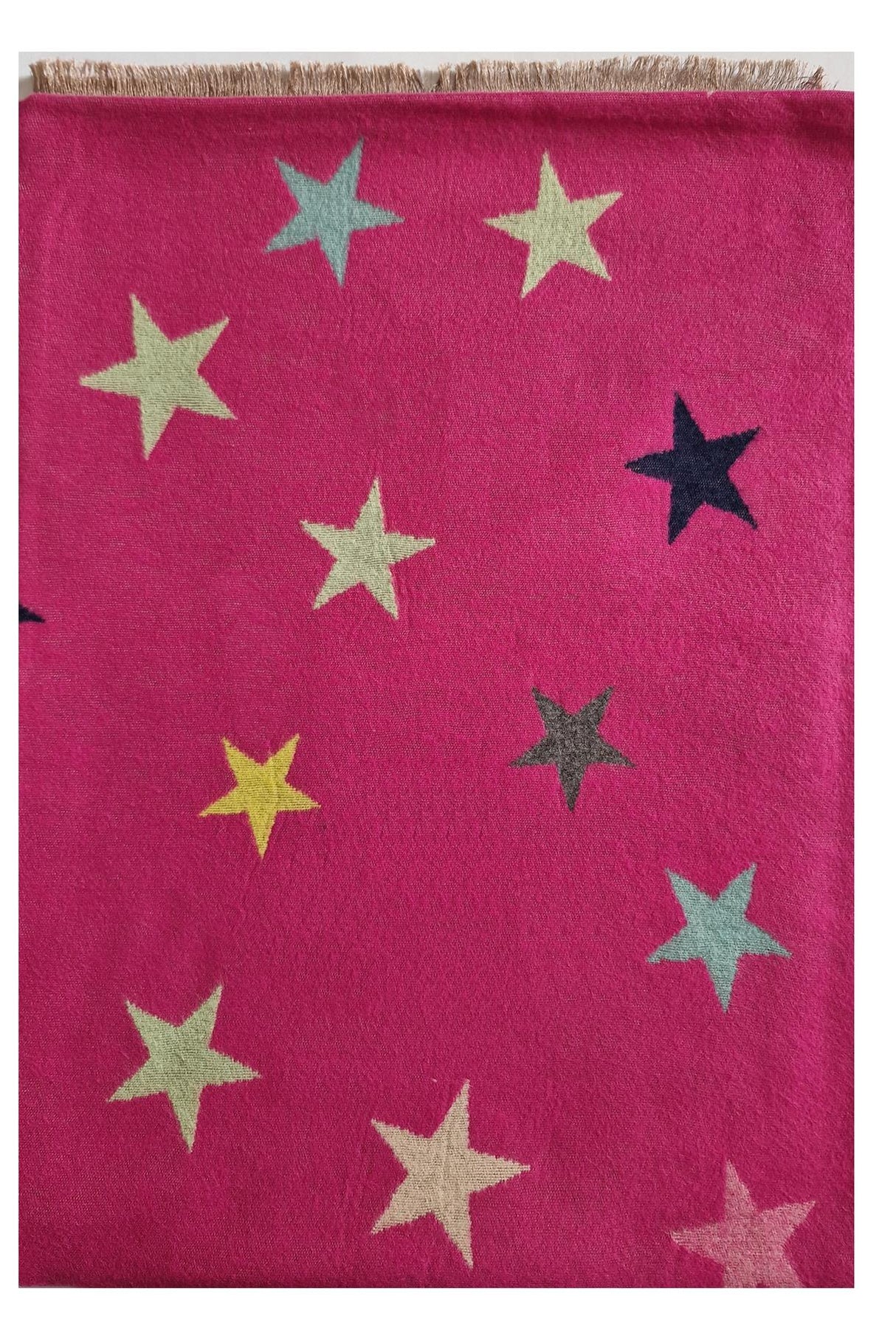 Hazy Blue Womens Pashmina Feel Scarf - Star - Just £13.99! Shop now at Warwickshire Clothing.