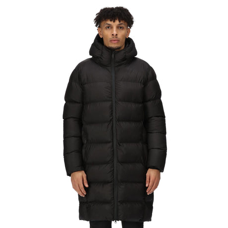 Regatta Mens Hallin Water Repellent Hooded Quilted Coat - Just £54.99! Shop now at Warwickshire Clothing.