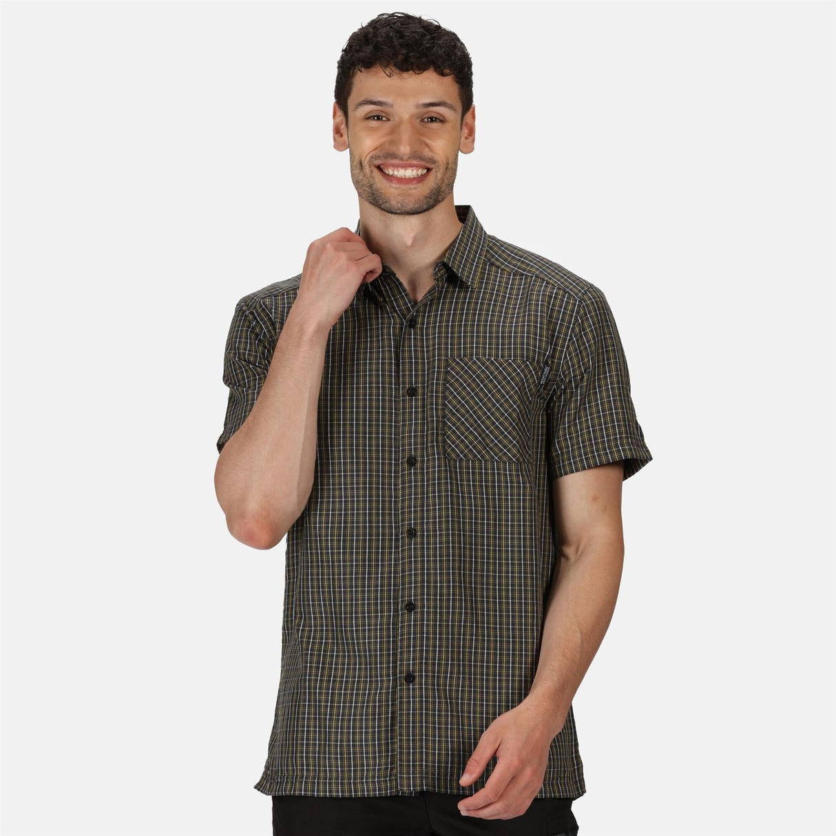 Regatta Mens Mindano V Check Short Sleeve Shirt - Just £14.99! Shop now at Warwickshire Clothing.