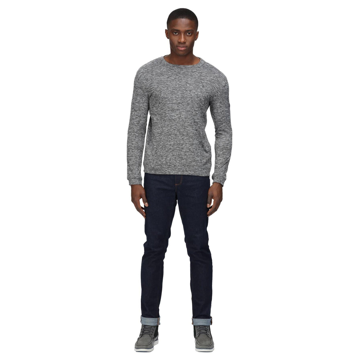 Regatta Leith Mens Crew Neck Sweatshirt Top Crew Neck - Just £15.95! Shop now at Warwickshire Clothing.