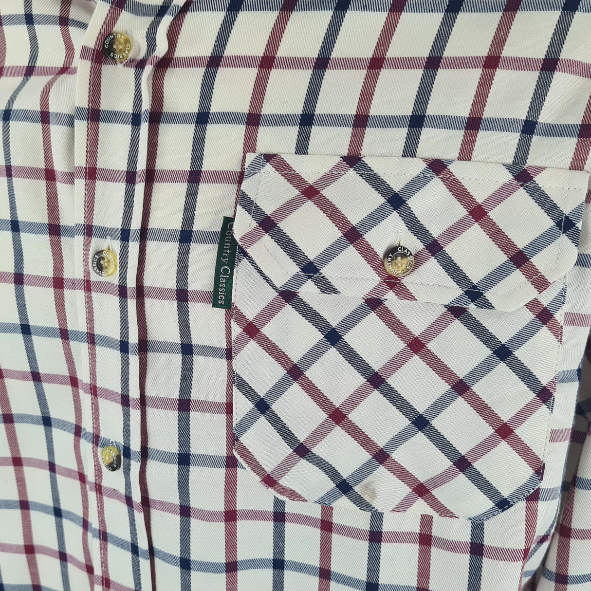 Country Classics Mens Long Sleeve Check Shirt - Ascot
