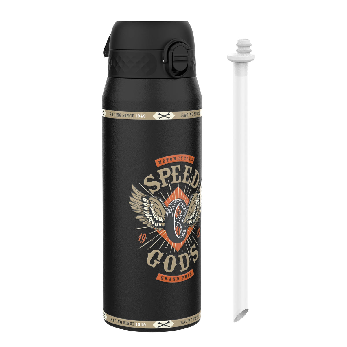 MotoGP x ION8 Insulated Steel Water Bottle, MotoGP Speed, 750ml (24oz)