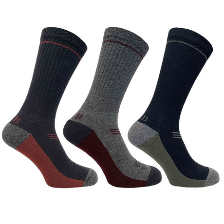 Mens Bramble Lightweight Hiking Socks 3 Pairs - Just $9.99! Shop now at Warwickshire Clothing. Free Dellivery.