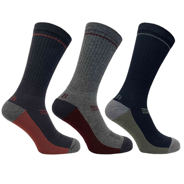 Mens Bramble Lightweight Hiking Socks 3 Pairs - Just £9.99! Shop now at Warwickshire Clothing.