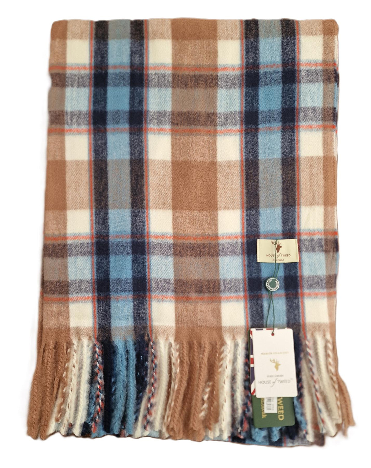 House Of Tweed Scarf Neck Wrap Super Soft Tartan Check Scotland - Just £16.99! Shop now at Warwickshire Clothing.