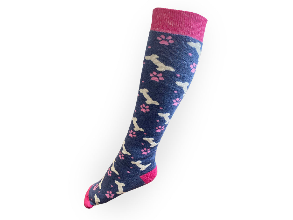 Hazy Blue Welly Socks (Sizes 3-8)