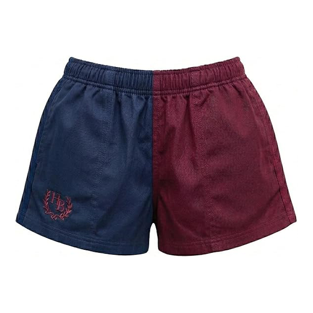 Hazy Blue Nelson Unisex Colour Block Shorts