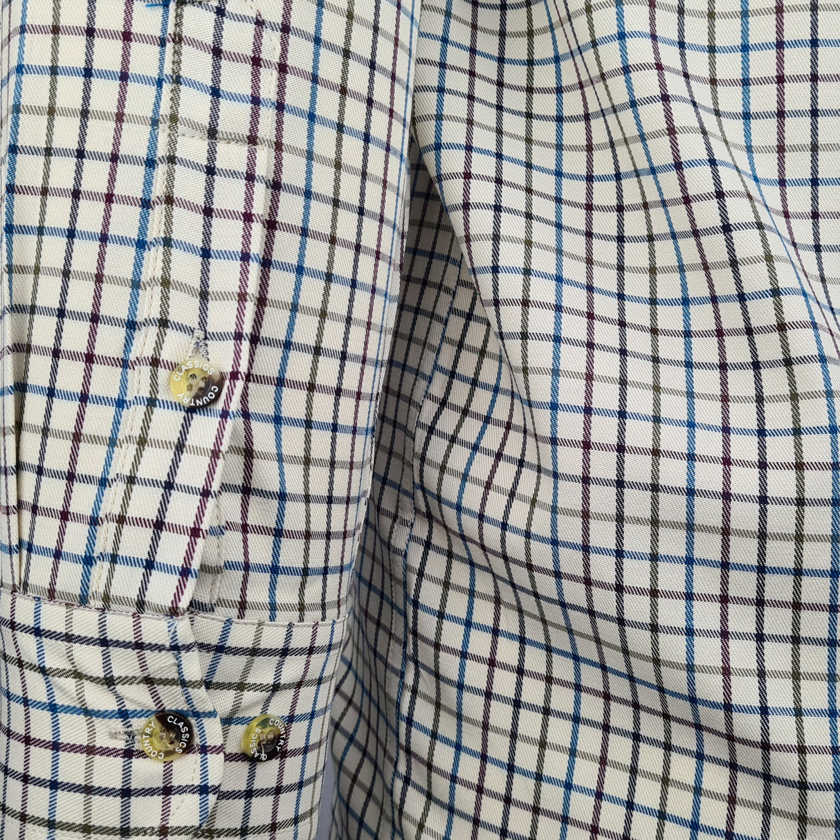 Country Classics Mens Long Sleeve Shirt - Ragley Wine - Just £18.99! Shop now at Warwickshire Clothing.