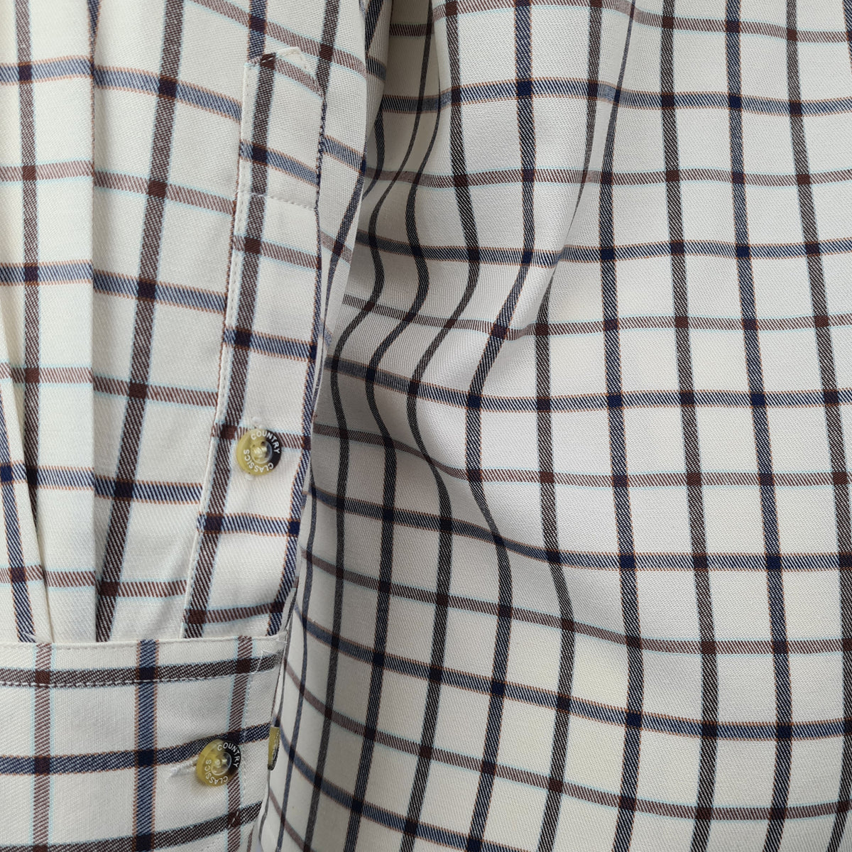 Country Classics Mens Long Sleeve Check Shirt - Warwick Brown