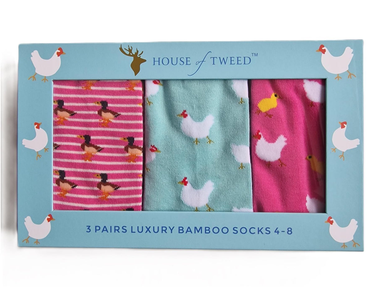 House of Tweed Luxury Ladies Bamboo Gift Novelty Socks - Just £14.99! Shop now at Warwickshire Clothing.