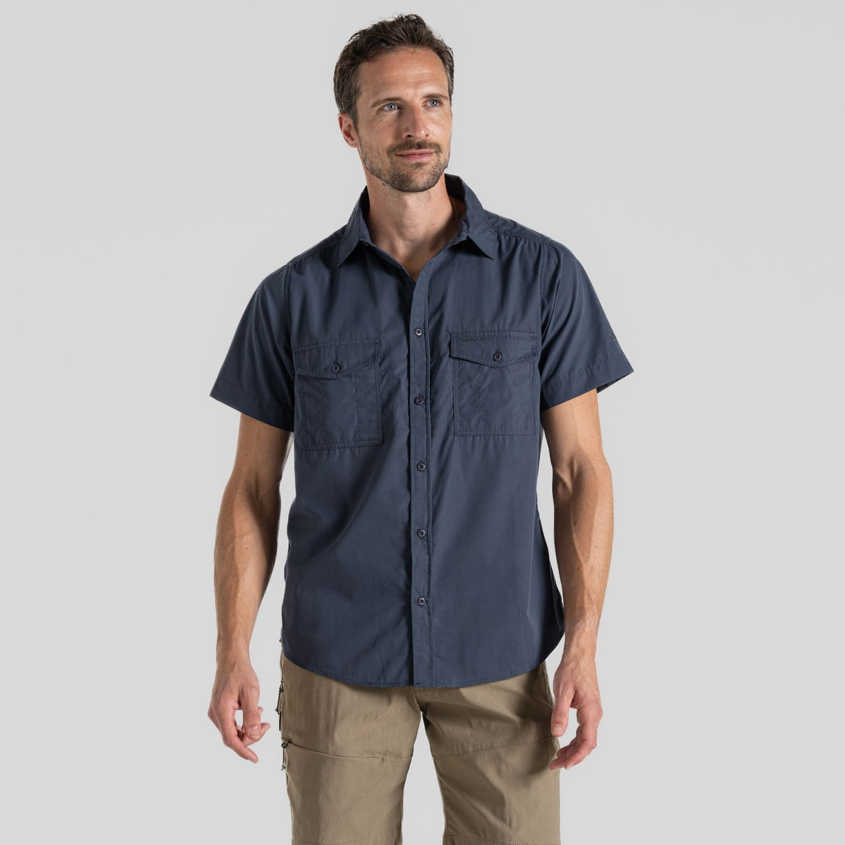 Craghoppers Mens Kiwi Short Sleeved Shirt Nosi Defense - Just £24.99! Shop now at Warwickshire Clothing.