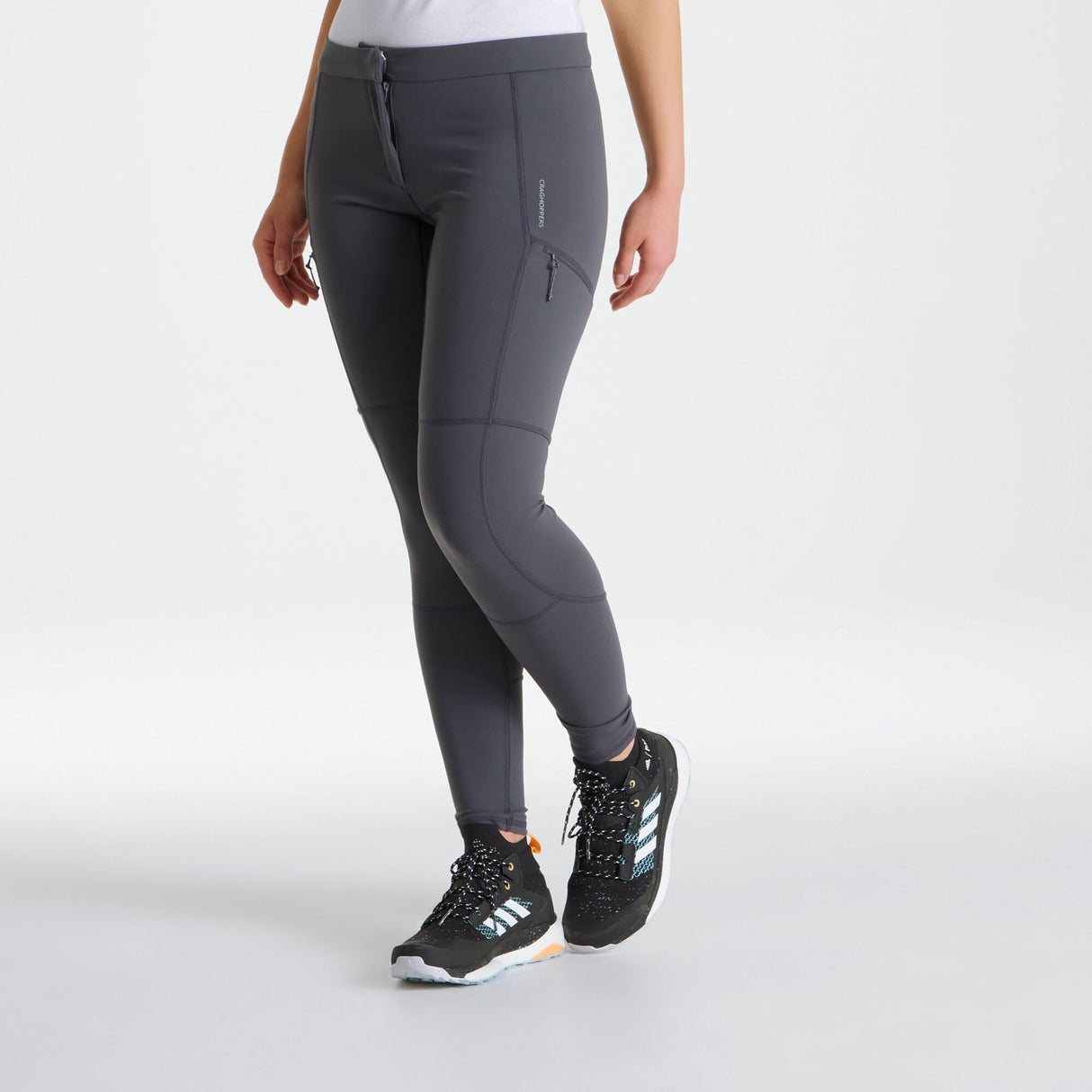 Craghopper Women's Dynamic Leggings | Graphite - Just £24.99! Shop now at Warwickshire Clothing.