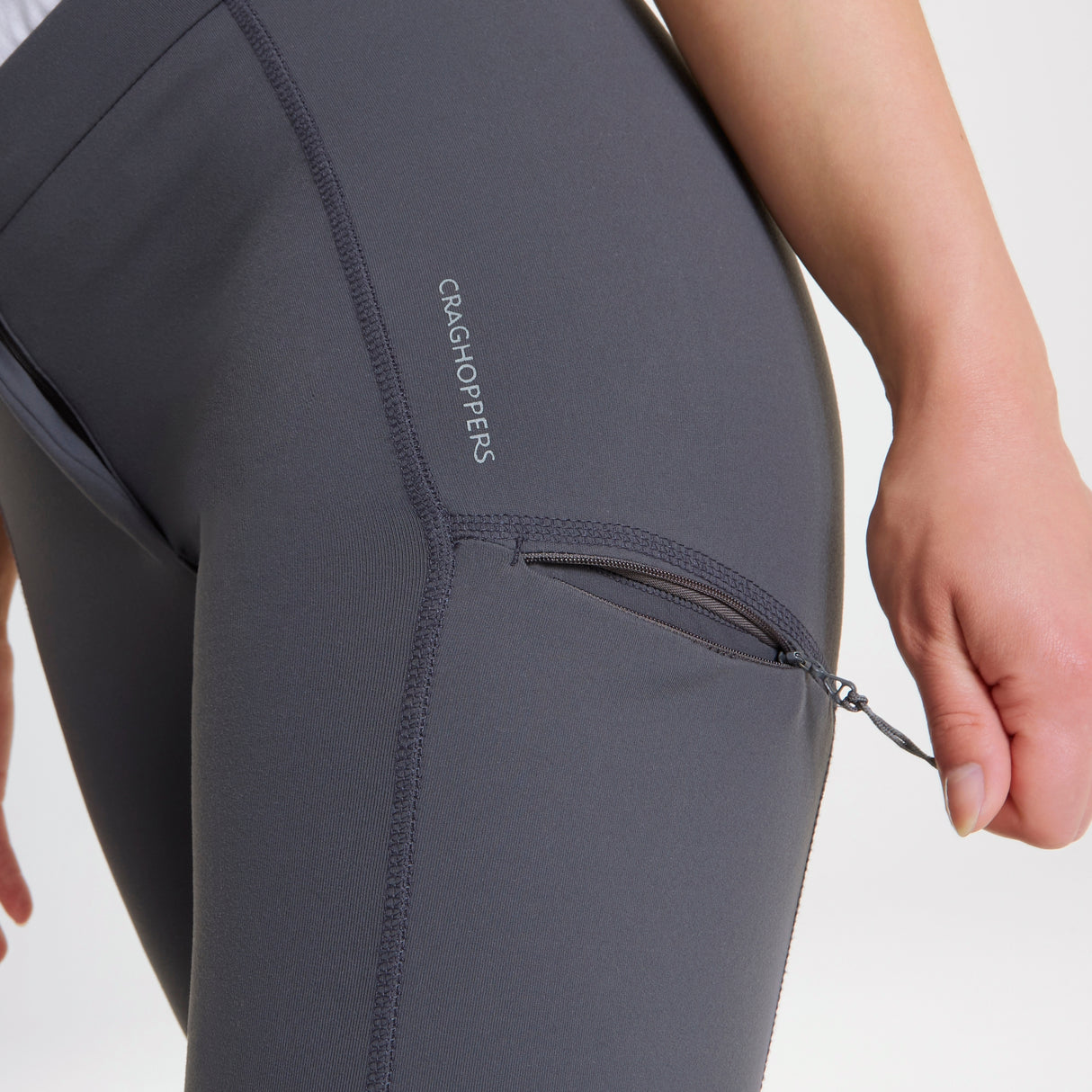 Craghopper Women's Dynamic Leggings | Graphite - Just £24.99! Shop now at Warwickshire Clothing.
