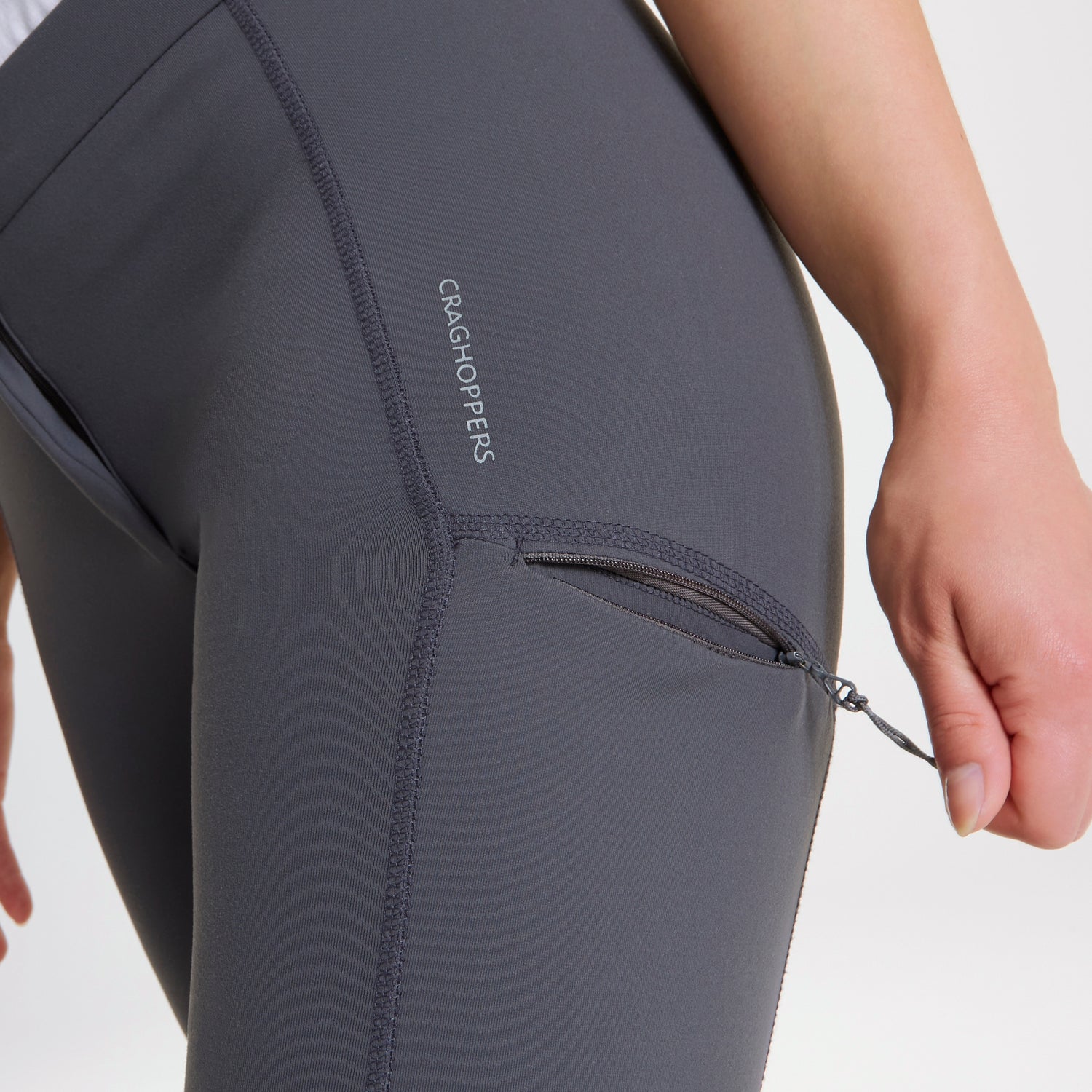 Craghopper Women's Dynamic Leggings | Graphite - Just £24.99! Shop now at Warwickshire Clothing.