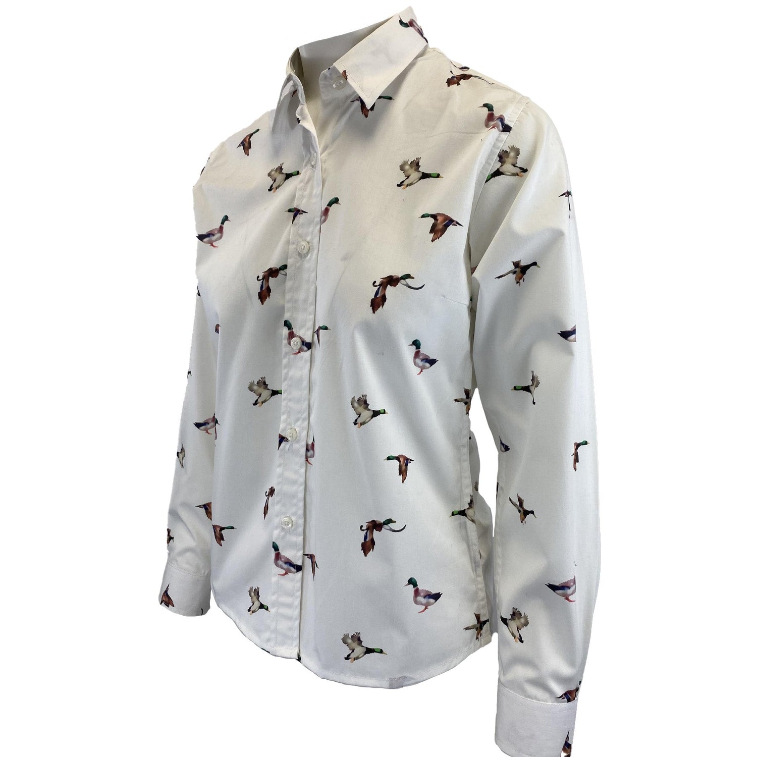 Hazy Blue Womens Long Sleeve Duck Shirt - Camila - Just £19.99! Shop now at Warwickshire Clothing.