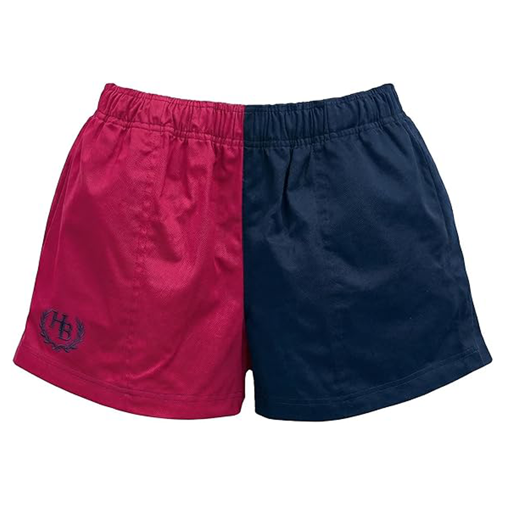 Hazy Blue Nelson Unisex Colour Block Shorts