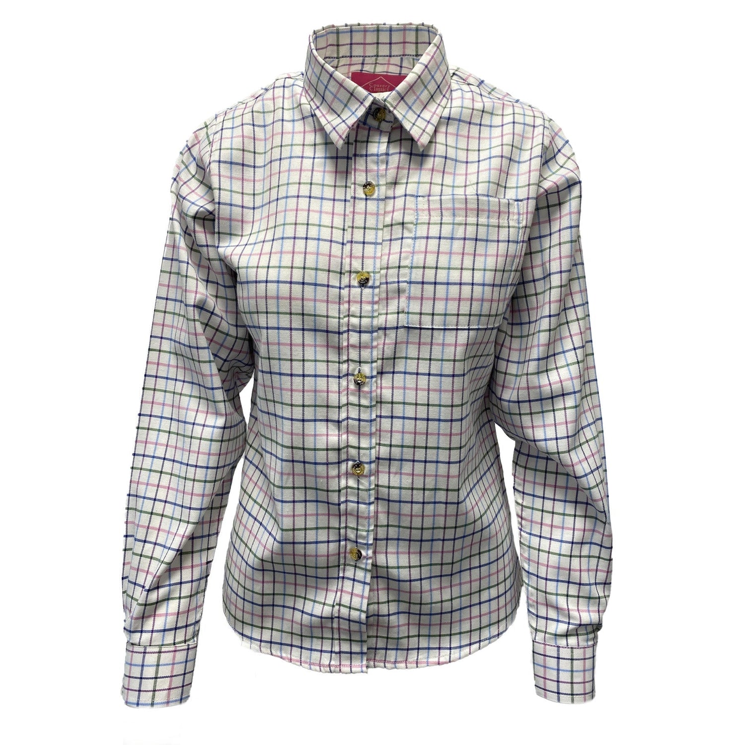 Country Classics Womens Long Sleeve Check Shirt - Clara - Just £17.99! Shop now at Warwickshire Clothing.