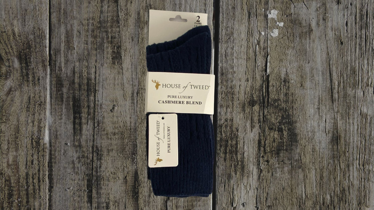 House of Tweed Pure Luxury Cashmere Socks | 2 Pairs / UK 4-8 - Just £10! Shop now at Warwickshire Clothing.