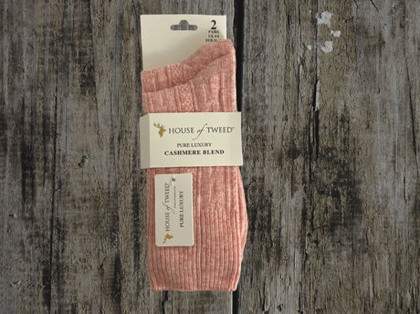 House of Tweed Pure Luxury Cashmere Socks | 2 Pairs / UK 4-8 - Just £10! Shop now at Warwickshire Clothing.