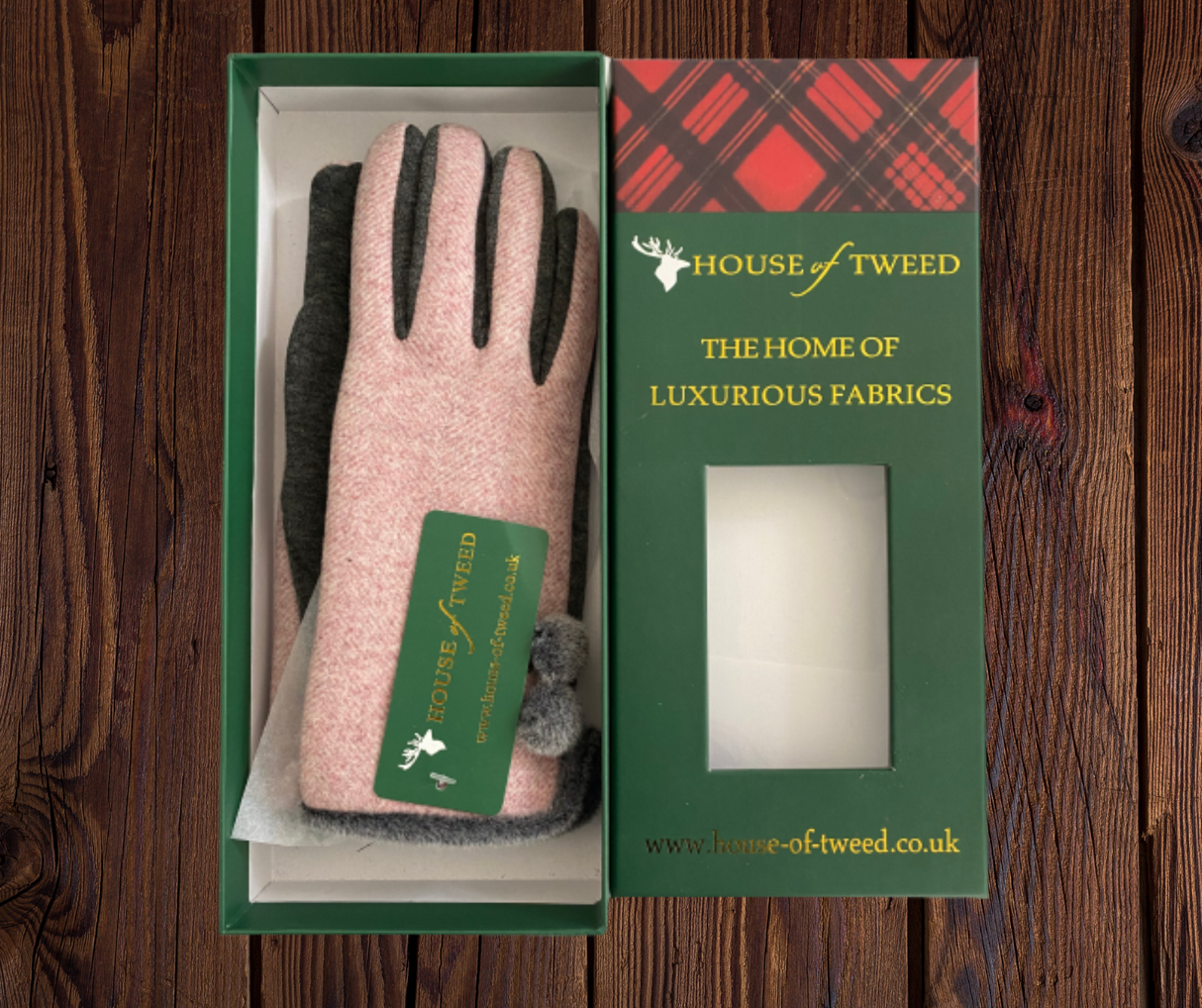 House Of Tweed Ladies Tartan Check Soft Gloves One Size - Just $20! Shop now at Warwickshire Clothing. Free Dellivery.