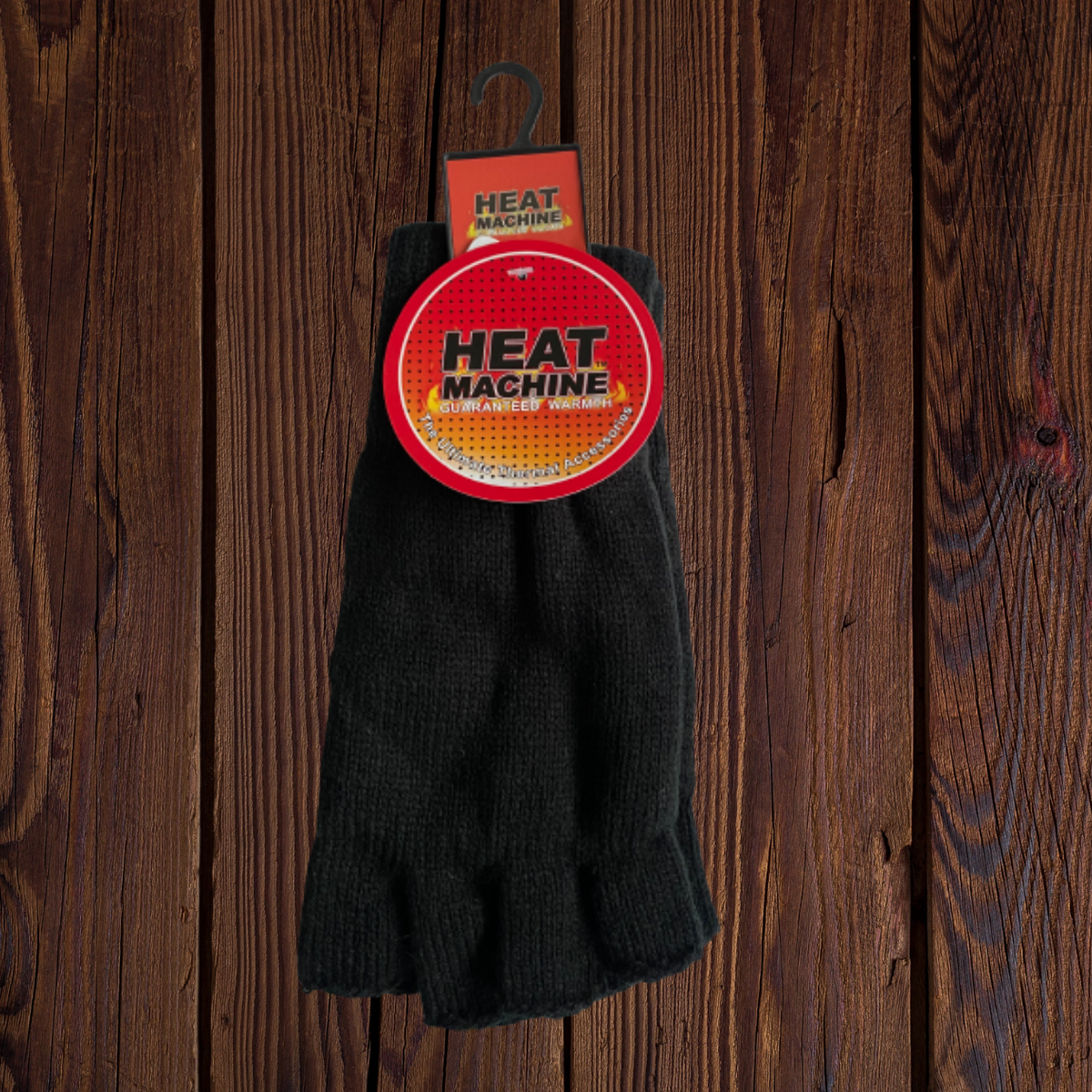 Heat Machine 3M Thinsulate™ Mens Lined Knitted Fingerless Gloves