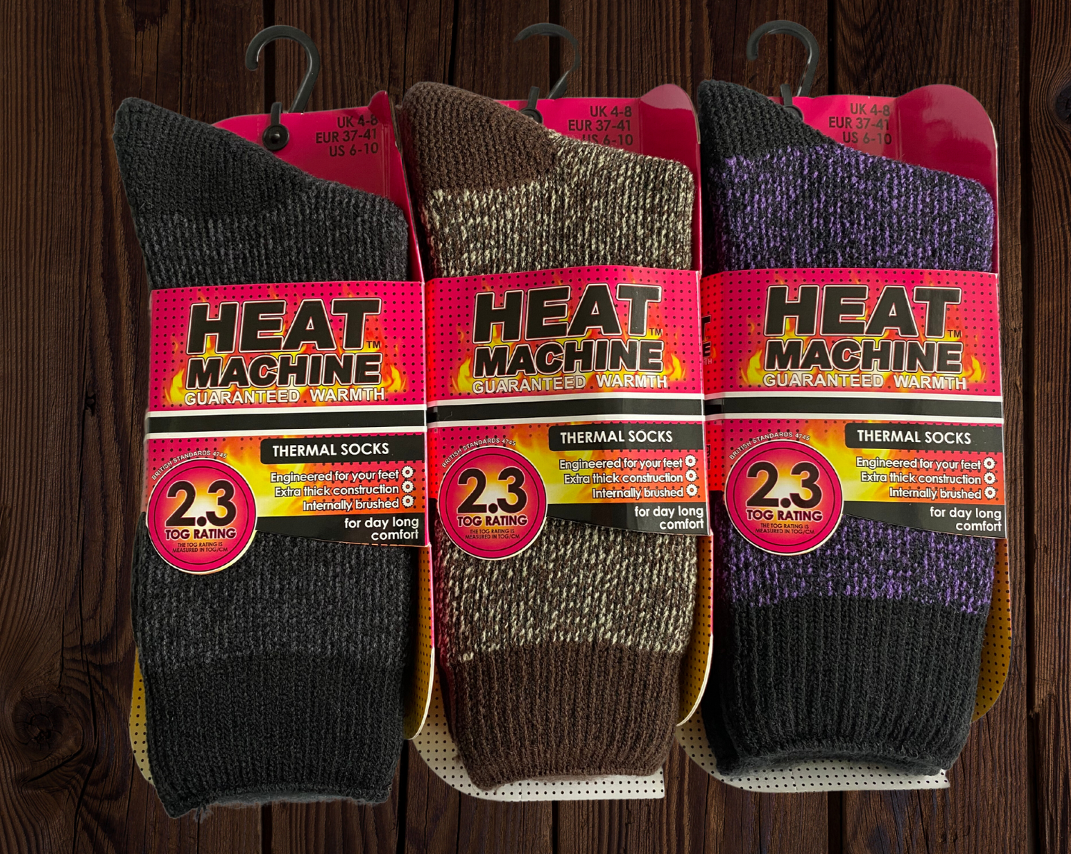 Womens Heat Machine Socks Thermal Tog 2.3 Warm Winter Socks - Just £5.99! Shop now at Warwickshire Clothing.